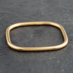 Second Hand 22ct Yellow Gold Matt Textured Standard Simple Bangle 41211209