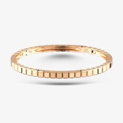 Second Hand 18ct Rose Gold Chopard Ice Cube Medium Hinged Bangle 41211313