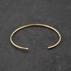 Second Hand 9ct Yellow Gold Childrens Small Torque Bangle 41211427