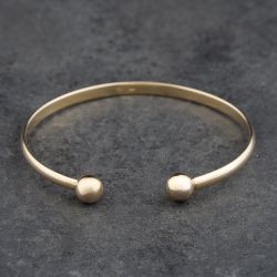 Second Hand 9ct Yellow Gold Torque Bangle 41211433