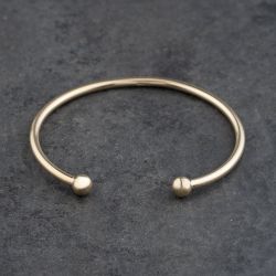 Second Hand 9ct Yellow Gold Torque Bangle 41211434