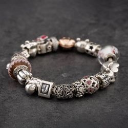 Second Hand Pandora Silver Full 20cm Charm Bracelet 41221253