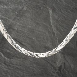 Second Hand Silver 16 Inch Collarette Necklace 41251408