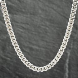 Second Hand Sterling Silver 24 Inch Curb Necklace 41251490