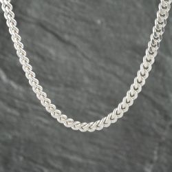 Second Hand Sterling Silver 20 Inch Curb Necklace 41251492