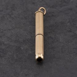 Second Hand Vintage 9ct Yellow Gold Retractable Toothpick Loose Pendant 41271038