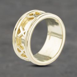 Second Hand 14ct Yellow Gold Atlas Band Ring 41341859
