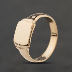 Second Hand Vintage Yellow Gold Signet Ring 41342185