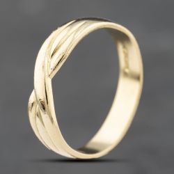 Second Hand 18ct Yellow Gold Crossover Ring 41342203