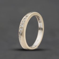 Second Hand 9ct White Gold Diamond Seven Stone Ring 41384796