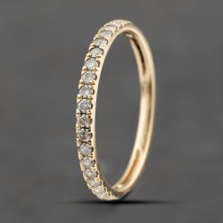 Second Hand 18ct Yellow Gold 1.00ct Brilliant Cut Diamond Cushion Shape Bridal Set Ring 41482192