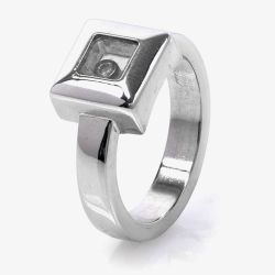 Second Hand 18ct White Gold 0.02ct Diamond Solitaire Ring 4148502