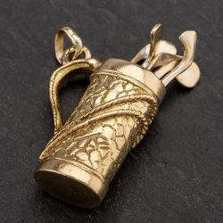 Second Hand Yellow Gold Golf Bag Charm 4152297