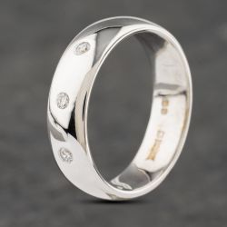 Second Hand 9ct White Gold Diamond Wedding Ring 41871393