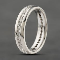 Second Hand Platinum Diamond Wedding Ring 41871412