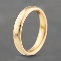 Second Hand 22ct Yellow Gold Court 3.5mm Plain Wedding Ring 41871427