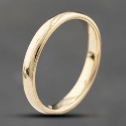 Second Hand 9ct Yellow Gold Plain 3.1mm Plain Wedding Ring 41871439
