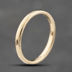 Second Hand 9ct Yellow Gold Plain 2.9mm Plain Wedding Ring 41871440