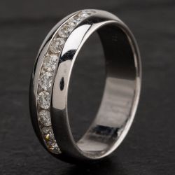 Second Hand 14ct White Gold Diamond Ring 4328666