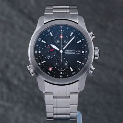 Second Hand Bremont Mens Alt1-Zt Black Dial Bracelet Watch ALT1-ZT/BK/BR