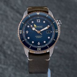 Second Hand Bremont Mens Limited Edition Project Possible Blue Dial Leather Strap Watch PROJECT POSSIBLE