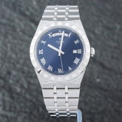 Second Hand Tudor Mens Royal Blue Blue Dial Bracelet Watch M28600-0005