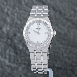 Second Hand Tudor Ladies Royal Silver Dial Bracelet Watch M28300-0005