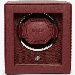 WOLF Bordeaux Cub Watch Winder With Cover 461126
