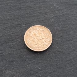 Second Hand 22ct Yellow Gold 1910 King Edward VII Half Sovereign Coin 47011181