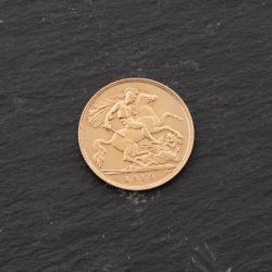 Second Hand 22ct Yellow Gold 1910 King Edward VII Half Sovereign Coin 47011183