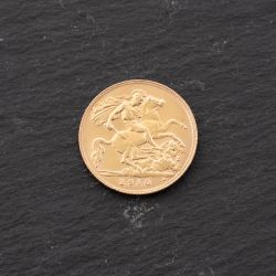 Second Hand 22ct Yellow Gold 1910 King Edward VII Half Sovereign Coin 47011188
