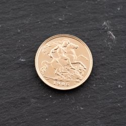 Second Hand 22ct Yellow Gold 1905 Edward VII Half Sovereign Coin 47011201