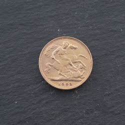 Second Hand 22ct Yellow Gold 1903 King Edward Half Sovereign Coin 47011227