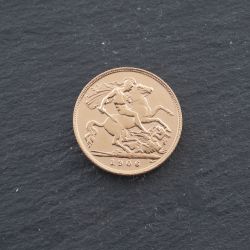 Second Hand 22ct Yellow Gold 1906 King Edward Half Sovereign Coin 47011228
