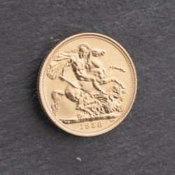 Second Hand 22ct Yellow Gold 1958 Queen Elizabeth II Full Sovereign Coin 47021187