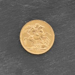 Second Hand 22ct Yellow Gold 1912 George V Full Sovereign Coin 47021191