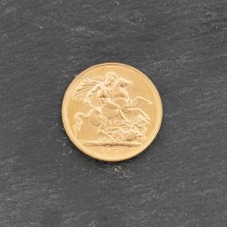 Second Hand 22ct Yellow Gold 1958 Queen Elizabeth II Full Sovereign Coin 47021194