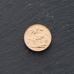 Second Hand 22ct Yellow Gold 1890 Queen Victoria Full Sovereign Coin 47021228