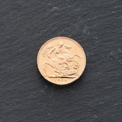 Second Hand 22ct Yellow Gold 1904 Edward VII Full Sovereign Coin 47021234