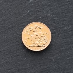 Second Hand 22ct Yellow Gold 1910 Edward VII Full Sovereign Coin 47021235