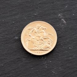 Second Hand 22ct Yellow Gold 1899 Queen Victoria Full Sovereign Coin 47021266