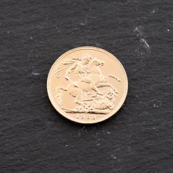 Second Hand 22ct Yellow Gold 1923 George V Full Sovereign Coin 47021269