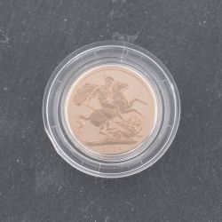 Second Hand 22ct Yellow Gold 2024 King Charles Full Sovereign Boxed Coin 47021289