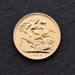 Second Hand Yellow Gold Elizabeth II 1968 Full Sovereign Coin 47021299