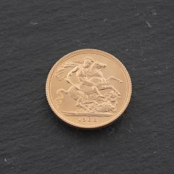 Second Hand 22ct Yellow Gold Queen Elizabeth II 1968 Full Sovereign Coin 47021313
