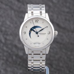 Second Hand Montblanc Ladies Boheme White Dial Bracelet Watch 112501