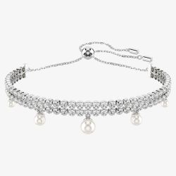 Ariana Grande X Swarovski Capsule Two Row White Crystal Bracelet 5720870