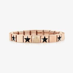 Nomination Glam Rose Girl Boss & Black Stars Complete Bracelet 239107/20