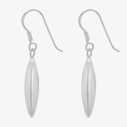 Sterling Silver Oblong Dropper Earrings 8.54.0319