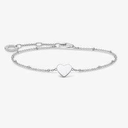 THOMAS SABO Silver Heart With Dots Bracelet A1991-001-21-L19V